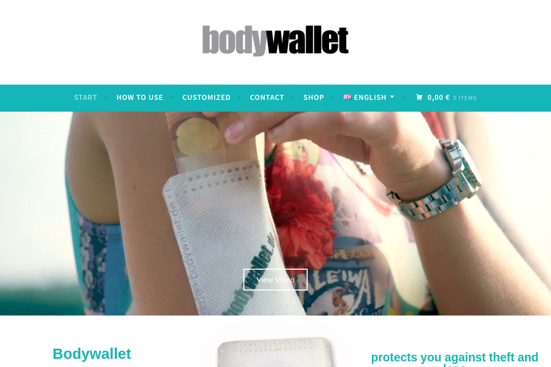 Bodywallet Website