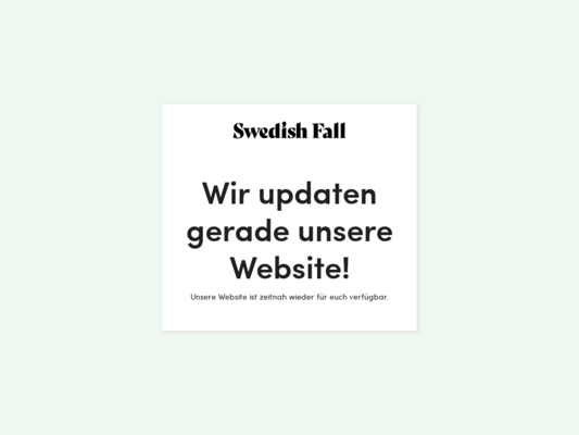 Swedish Fall Website