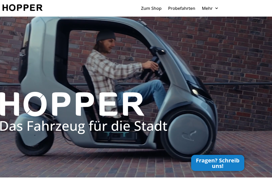 Hopper Mobility Website