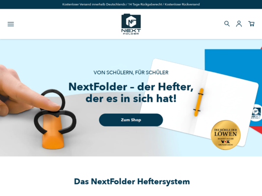 NextFolder Website