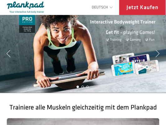 plankpad Website