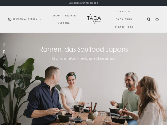 TADA Ramen Website