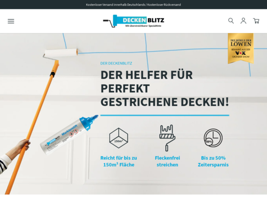 DECKENBLITZ Website