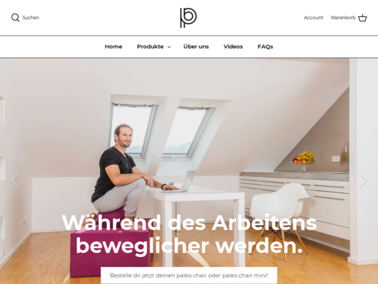 Paleo Chair Website