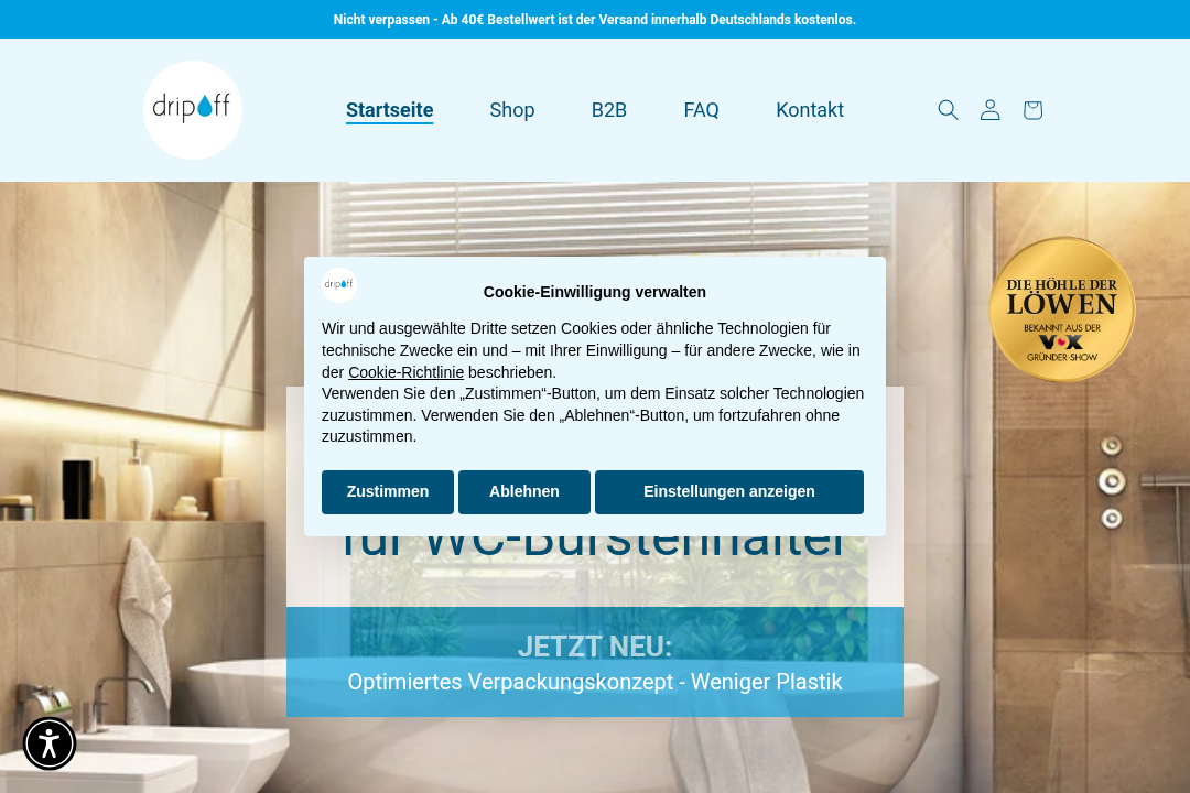 dripoff-Pad Website