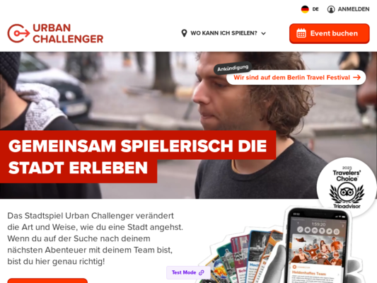 Urban Challenger Website